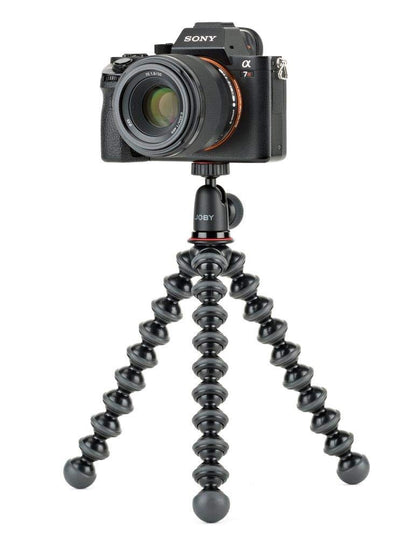 Joby GorillaPod Compact Tripod Kit with Ballhead for Mirrorless Cameras up to 2.2 lbs. Black/Charcoal.