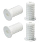 4pc Starlink Cable Grommet 3/4" Silicone Anti-Slip Waterproof Wall Hole Pass Through Split Cable Bushings for TV Wire Ethernet Cord, Starlink Cable Routing Kit Accessories,38mm/1.5"Ht, White