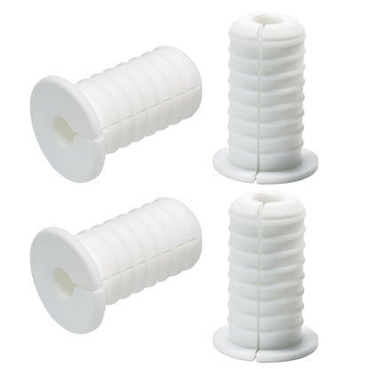 EASYEAH 2pc Black Starlink Cable Grommets 1" Silicone Wire Hole Grommet