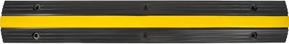 CXRCY Cable Protector Ramp 4 Pack of 1-Channel Rubber Hose Ramp, 22046Lbs Capacity Heavy Duty Speed Bumps Hose Cord Protector Ramps for Driveway&Outdoor/Wire/Hose/Pipe Hider