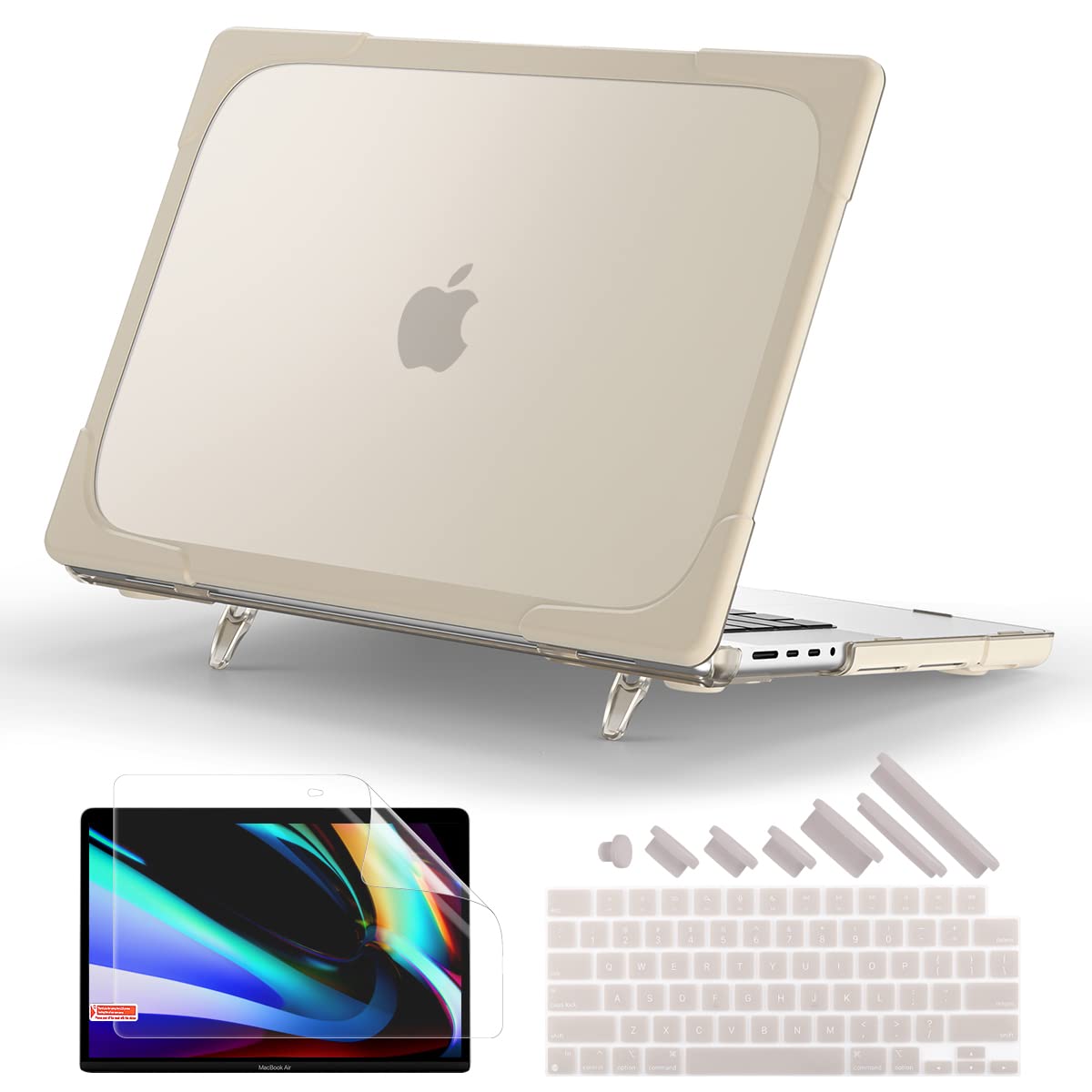 Batianda Heavy Duty Case for MacBook Pro 16 inch 2026-2021, Gray