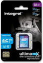 Integral 32GB UHS-II SD Card V90 Up to 300MBs Read and 270MBs Write Speed 1866X SDHC Professional High Speed Memory Card