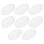 PATIKIL Desk Grommet 1-9/16", 8 Pcs Round Cable Grommet Cord Hole Cover with Adhesive Tape Flexible Table Wire Organizer for Office Home Table Countertop, Black