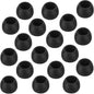 Earbud Tips - 9 Pairs, Compatible with Powerbeats 2/3, LG, Samsung - Black