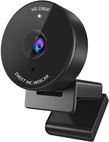 EMEET C950 Webcam for PC, 1080P Webcam with Microphone&Privacy Cover, Auto Light Correction, 70° FOV for Personal Use, Plug&Play Web Cam Protect Data, Perfect for Office Professionals&Remote Workers