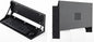 2 Pcs 24 Inch Keyboard Wall Mount Foldable Fits Standard Computer Keyboard Mouse Stand Tray Organizer for Small Offices Apartments, Easy Installation with 4 Screws (Black)