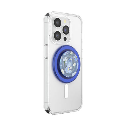 PopSockets Phone Grip for MagSafe, Magnetic Holder- Blue Fields