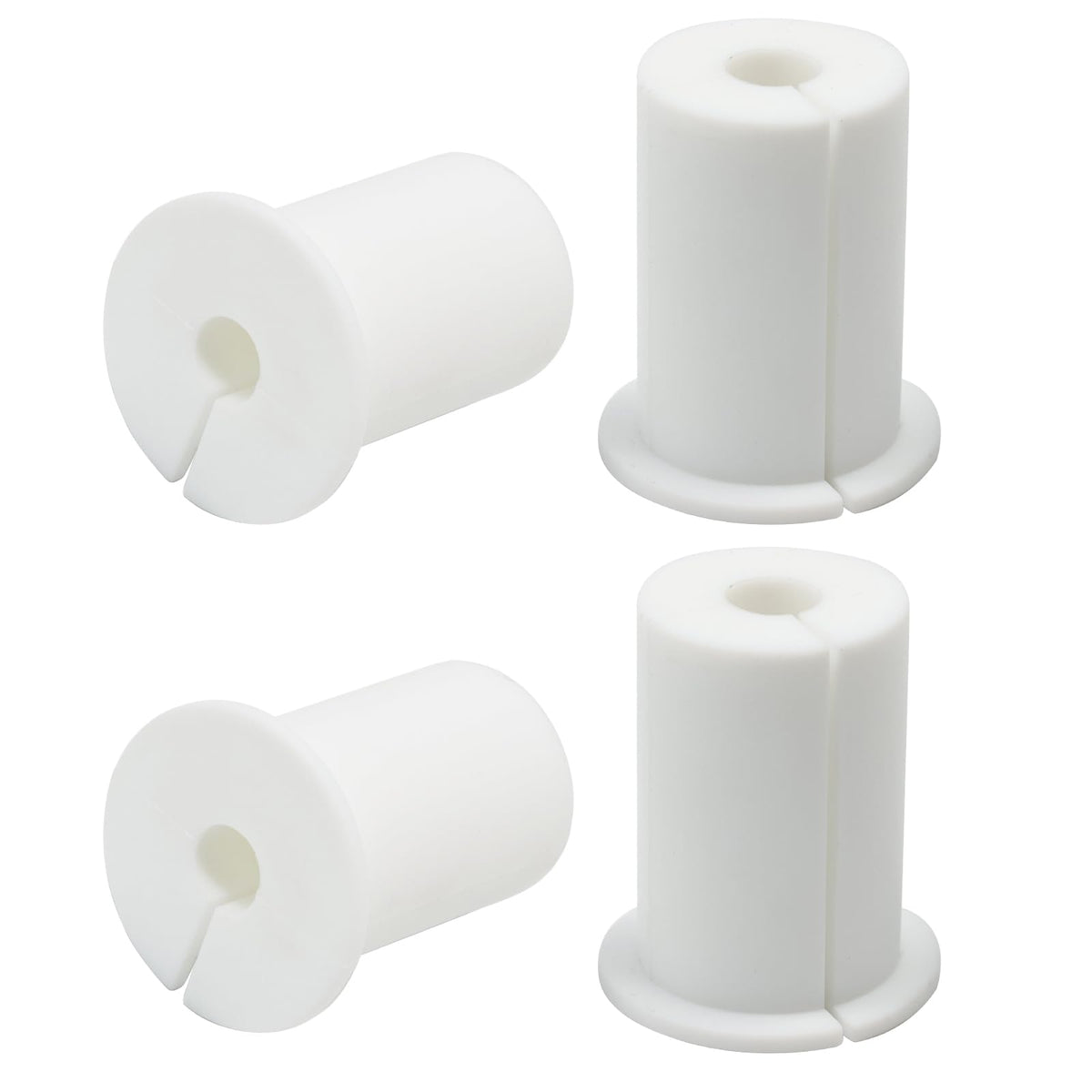 EASYEAH 2pc Black Starlink Cable Grommets 1" Silicone Wire Hole Grommet
