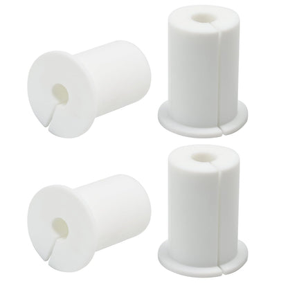 EASYEAH 2pc Black Starlink Cable Grommets 1" Silicone Wire Hole Grommet