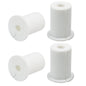 EASYEAH 2pc Black Starlink Cable Grommets 1" Silicone Wire Hole Grommet