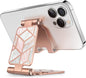 i-Blason Cell Phone Stand for Desk, Cell Phone Holder, Fits All Smart Phones, iPhone 16 15 14 13 Pro Max, Foldable Phone Stand Holder, Marble