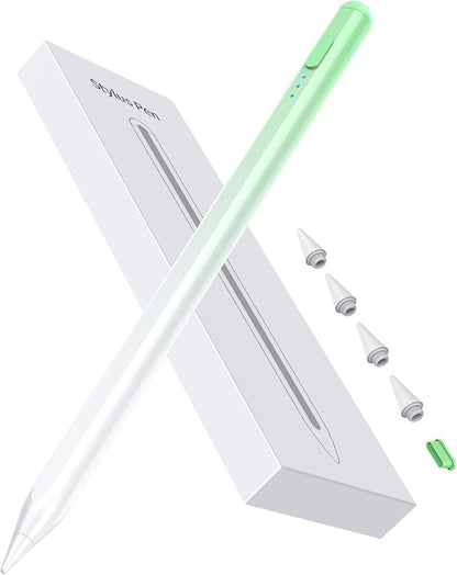 Stylus Pen for iPad 2018-2024, 15Mins Fast Charge for Apple iPad Pencil, Palm Rejection,Tilt Sensitivity,Pencil for iPad 10/9/8/7/6, iPad Pro 12.9"/11"/13" M4, iPad Air 5/4/3/11"-13" M2, iPad Mini 6/5