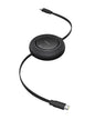 Baseus USB C to USB C Cable, 100W 6.6ft Retractable USB C Charging Cable