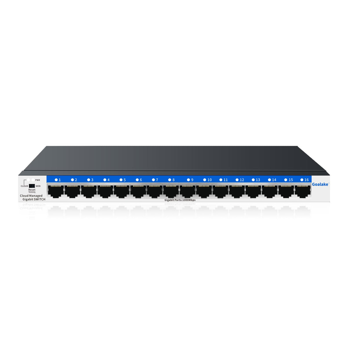 8 Port Gigabit Switch, Easy Smart Managed Ethernet Switch, Network Hub, Ethernet Splitter, Plug & Play, Fanless Metal Design, VLAN, Qos, Support PoE Powered, Desktop or Wall Mount