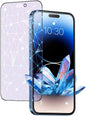 PERFECTSIGHT Sapphire Anti Glare Anti Blue Light Screen Protector Designed for iPhone 14 Pro - Eye Protection Diamond Hard Tempered Glass - Matte Military Grade Shatterproof Bubble Free (6.1 inch)
