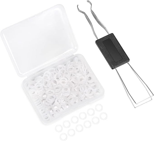 150PCS O Rings Keyboard Dampeners Rubber O-Ring Keyboard Silencer with Keycap Remover Tool for Cherry MX Switch Keyboard and Mechanical Keyboard Keys Dampeners