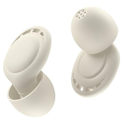 Ear Plugs for Sleeping Noise Reduction, Beinkap Reusable Earplugs Hearing Protection for Focus, Study, Work – 6 Pair Eartips in S/M/L – Flexible Silicone Soft – 35dB Noise Cancelling - Skin