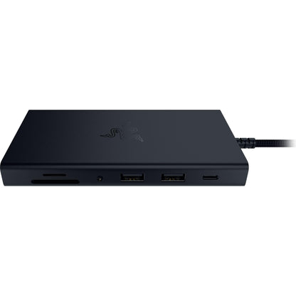 Razer USB-C Dock, 11-in-1 Portable Travel Hub, 85W, Black