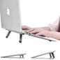 nediea Aluminum Laptop Riser, 4 Adjustable Heights, Foldable for Desk