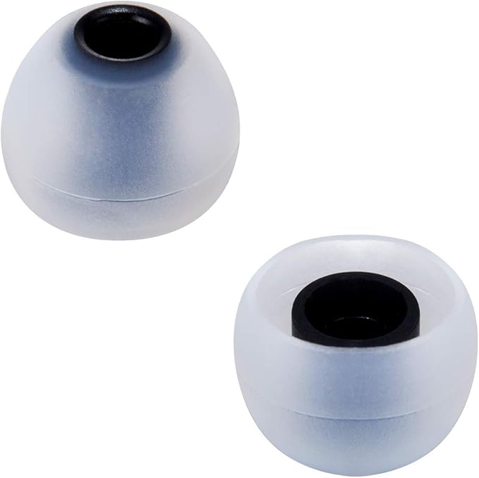 Earbud Tips Soft Silicone Earbuds Replacement Tips Fit for in-Ear Headphones(Inner Hole from 3.8mm -4.2mm Earphones) 9 Pairs S/M/L