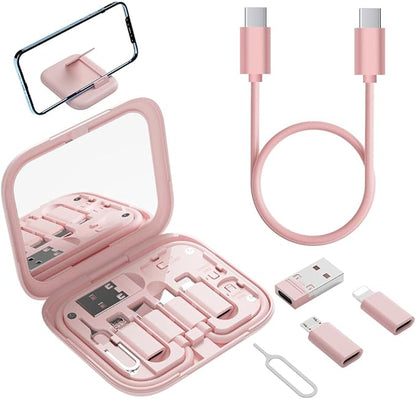 YANZIE USB Adapter Kit, Type-C to Lightning Adapter, USB-A to C, OTG, Pink
