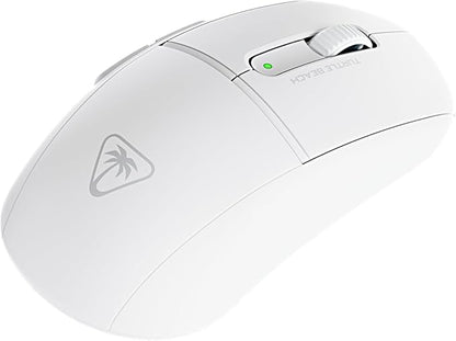 Turtle Beach Burst II Air – 2.4GHz Wireless Gaming Mouse: 47g Ultra Lightweight, Optical Switches, Symmetrical, 26K DPI Optical Sensor, Bluetooth, 120-hour Battery, USB-C Cable – White