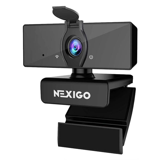 NexiGo HelloCam Pro, Webcam with Windows Hello, 1080P 60FPS Autofocus, True Privacy, Automatic Electronic Shutter, Computer Camera, Microphone, Facial Enhancement, HD USB Web Cam