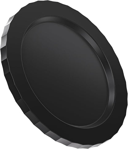 imluckies Magnetic Base Compatible with PopSocket Phone Grips and MagSafe iPhone Series Case, Removable Kindle/Phone Holder Base, Thin & Light Portable Plate, Pure Black