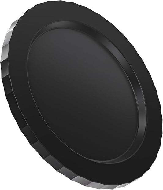 imluckies Magnetic Base Compatible with PopSocket Phone Grips and MagSafe iPhone Series Case, Removable Kindle/Phone Holder Base, Thin & Light Portable Plate, Pure Black