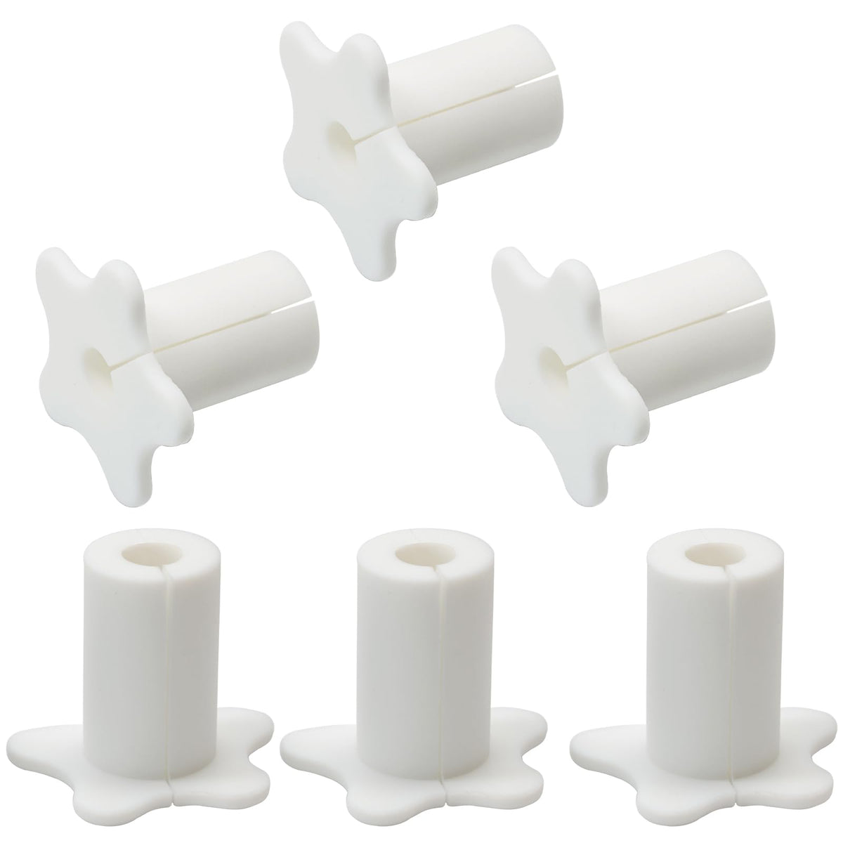 EASYEAH 2pc Black Starlink Cable Grommets 1" Silicone Wire Hole Grommet