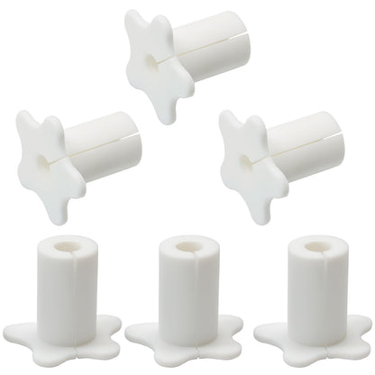 EASYEAH 2pc Black Starlink Cable Grommets 1" Silicone Wire Hole Grommet