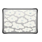 CASETiFY Impact MacBook Air 13.6" (M2-M5) Case [Cushioned Impact Corners/Scratch-Resistant/Anti-Slip Grip] - Cute Clouds - Clear Black