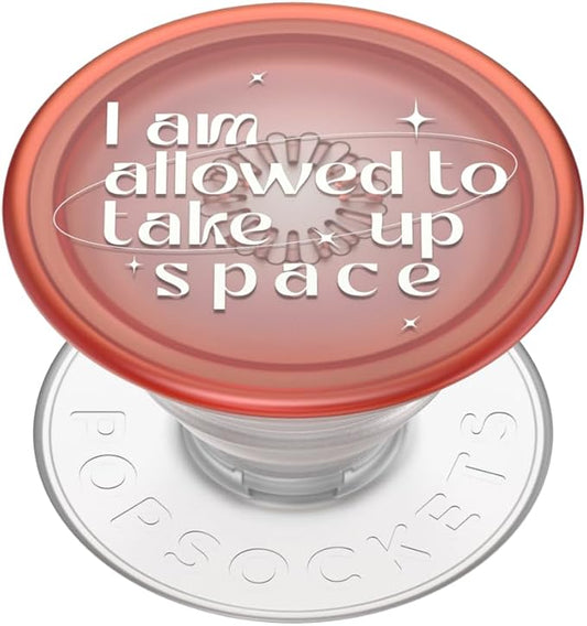 PopSockets Adhesive Phone Grip, Holder, Phone Stand, Fun - Take up Space