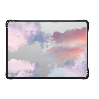 CASETiFY Impact MacBook Air 13.6" (M2-M5) Case [Cushioned Impact Corners/Scratch-Resistant/Anti-Slip Grip] - Clear Black