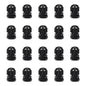 CGELE Cable Gland 20 Pack Plastic Waterproof Adjustable Connector 6-12mm PG13.5 Strain Relief Cord Connectors Joints Nylon with Gaskets