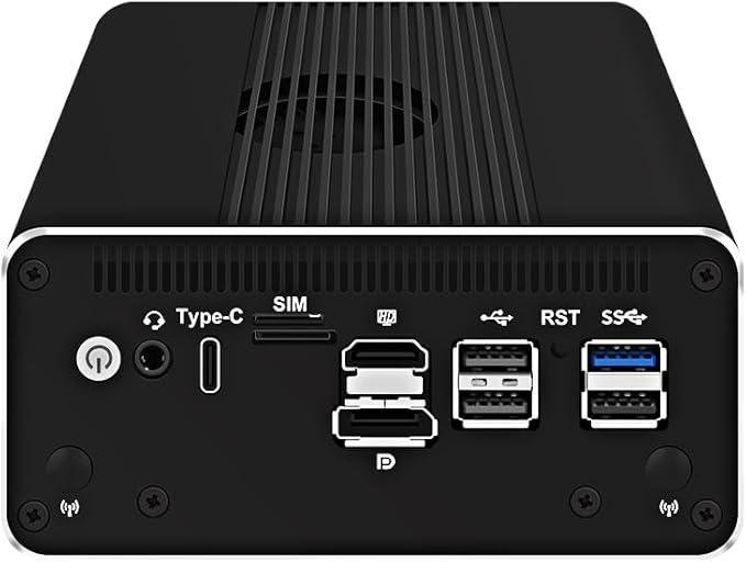 CWWK Intel Alder Lake N100(4C/4T Up to 3.4GHz)/N305(8C/8T Up to 3.8GHz) Dual SFP+10GbE Mini PC|4xIntel I226-V 2.5GbE |DDR5 Memory|PCI-E x4|HDMI+DP+Type-C (10 Gigabit N305, 32G RAM 1TB SSD)