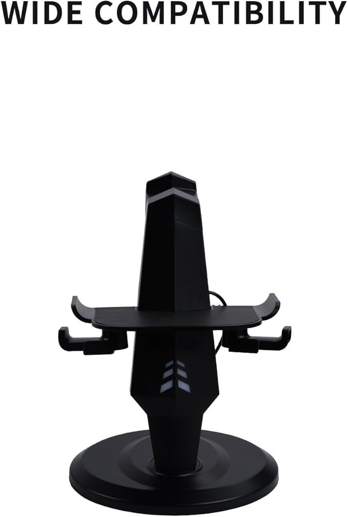 TechKen Charging Stand for Meta Quest 2, VR Headset Charging Dock for Quest 2 Accessories Stand Holder, VR Controllers Holder
