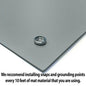 RubberStat Dual Layer ESD Compliant Workstation Rubber Table Mat Kit, Soldering, Cell Phone Repair, with Wrist Strap Set and Ground Cord - 24"x24" Green