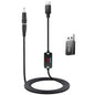 FARSENSE USB C to DC Adapter,Barrel PD Trigger Cable(3.3ft) with USB A to USB C Tips/3.5x1.35mm Tips,USB to DC Power Cable can Switching and LED Display Voltage