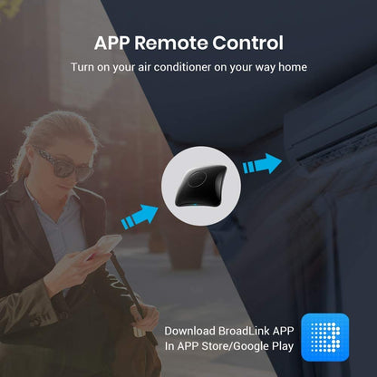 BroadLink RM4 Pro S IR RF Hub, Temp Humidity Sensor Cable 2.4G Wi-Fi