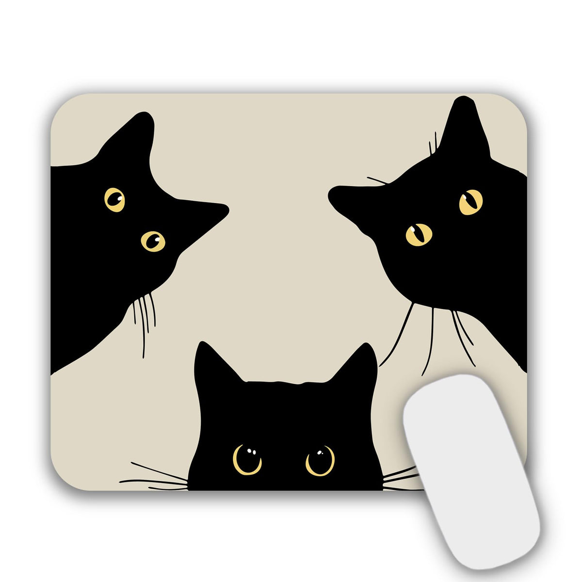 Small Mouse Pad Mouse Mat for Desk Laptop Computer(Leaf)