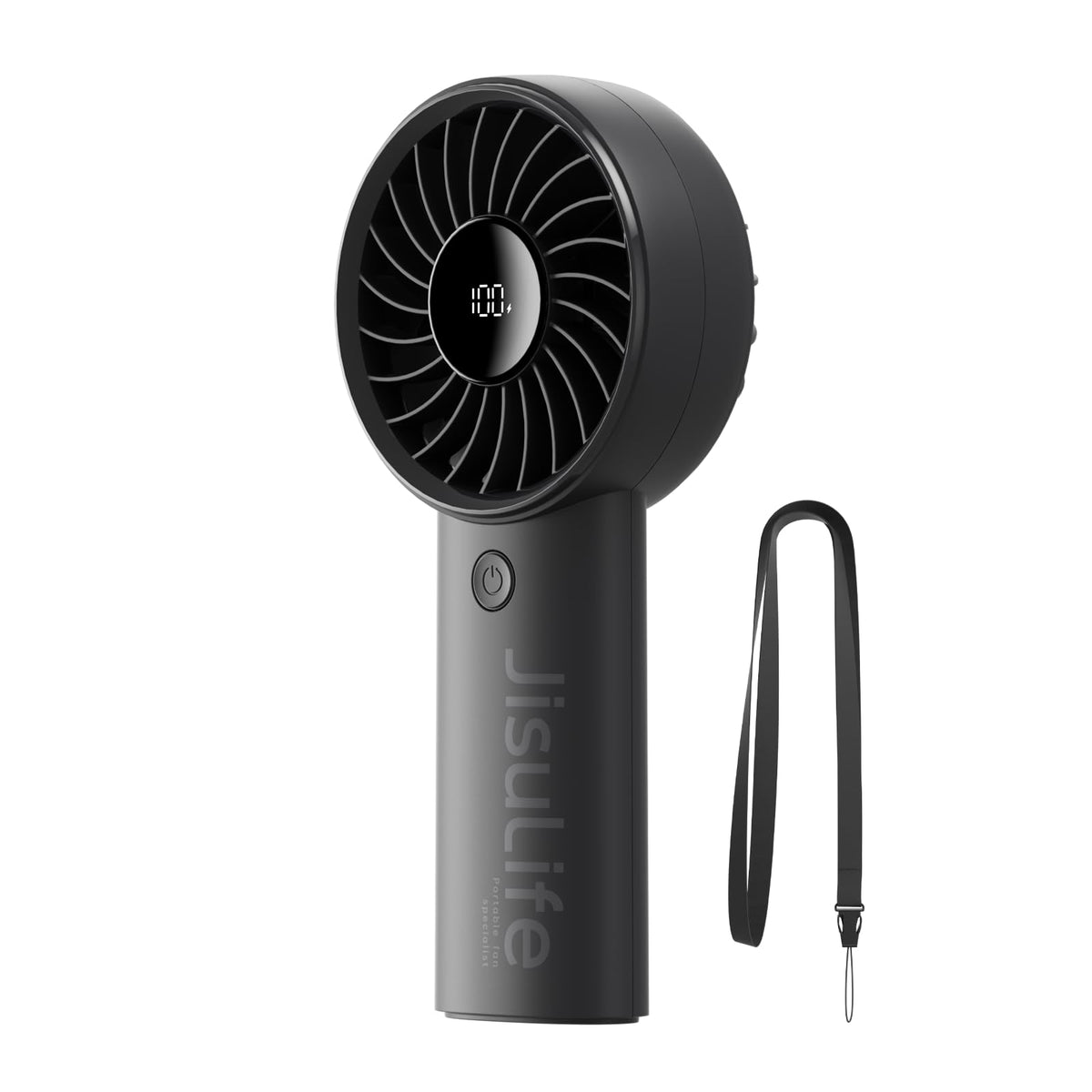 JISULIFE Handheld Portable Fan, 3600mAh Stronger and Longer-Lasting Battery