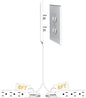 Sleek Socket Original & Patented Ultra-Thin Outlet Concealer With Cord Kit, Flat Extension With Multi Outlets Power Strip, Ideal for Home Improvement, Hide Bulky and Messy Cords
