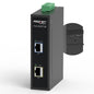 PROCET 10 Gbps Gigabit PoE++ Injector Din Rail, 60W Industrial Boost PoE Adapter with Wide Temp -40°F to 149°F, 6KV Surge Protection, 12-55V DC Input, IEEE802.3af/802.3at/802.3bt, PT-PSE105GB-E-10
