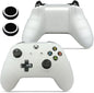 for Xbox Controller Series X/S (2024/2023) Silicone Protective Cover, Soft Skin Xbox Controller Accessories, Anti-Slip Cover with 2 Joystick Caps (White)