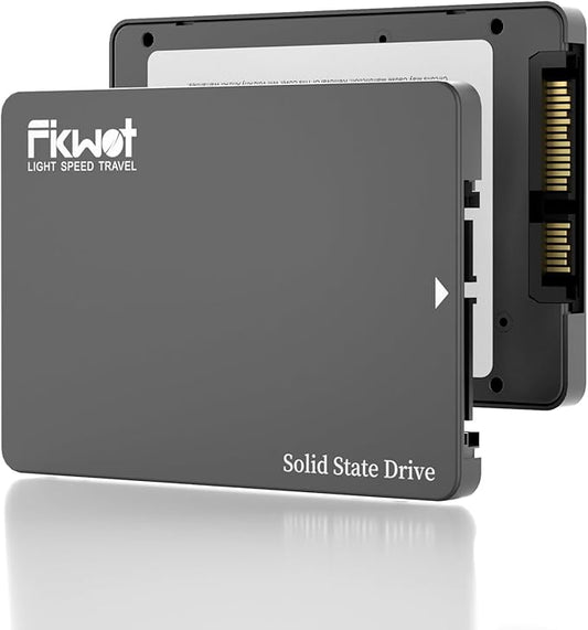 Fikwot FX812 256GB SSD SATA III 2.5" 6GB/s, 3D NAND TLC, 70% SLC Cache, Up to 560MB/s, Compatible with Laptop & PC Desktop
