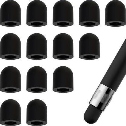 Stylus Pen Tips Rubber: Soft, No Scratches,Universal Stylus Ends for Touch Screen - 15pcs, Outer Diameter 6mm, Inner Diameter 3.6mm