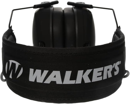 Walker's Razor Slim Ultra Low Profile Compact Design Adjustable Range Shooting Hunting Hearing Protection Electronic Earmuffs