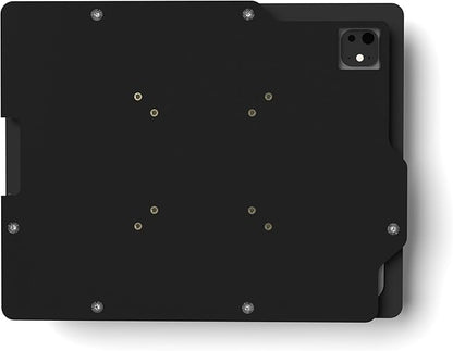 TABcare Anti-Theft Acrylic VESA Enclosure for Apple iPad Pro 13" 2024 with Free Wall Mount Kit & 90-Degree Angle USB C Cable (iPad Pro 13" 2024, Black)