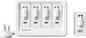 Gitryin 1 Lightning Retractable Wall Charger and 12-in-1 Desktop Charging Station with 4 Type-C Retractable Wall Chargers